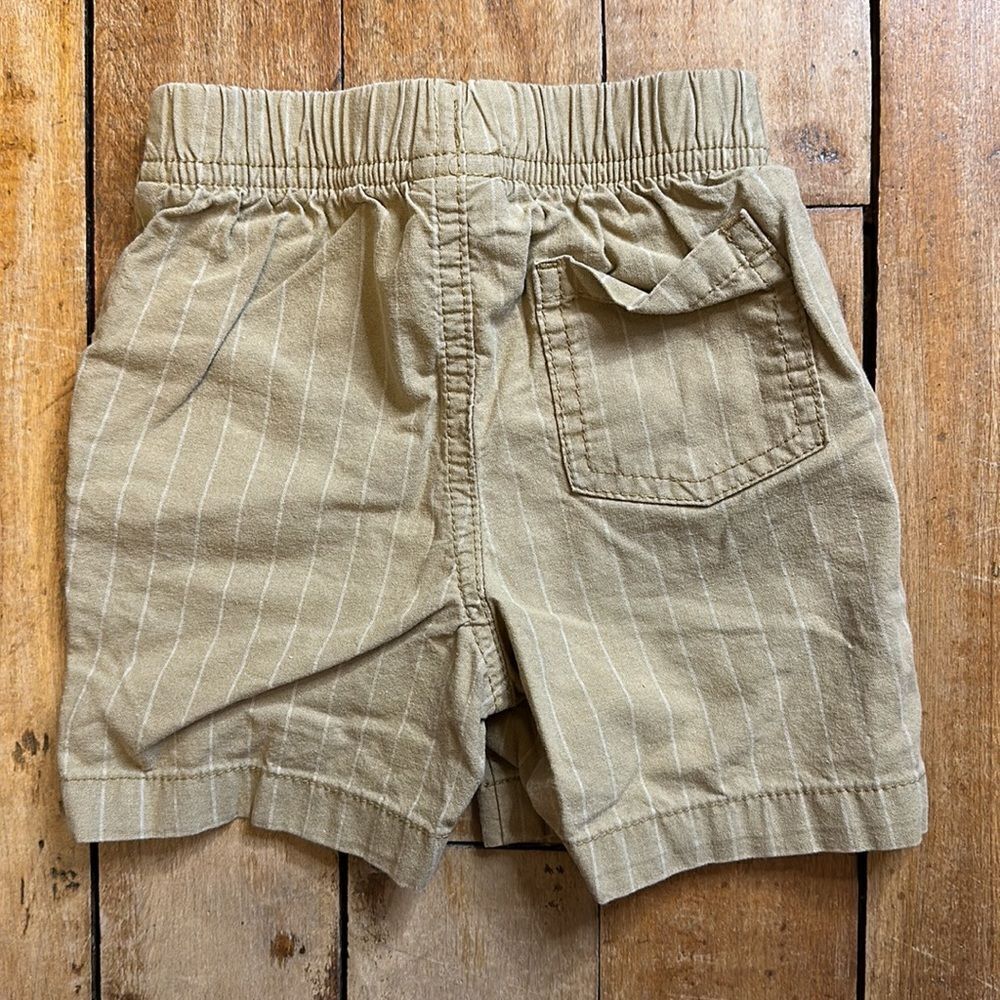 Circo Shorts size 12 months khaki shorts Tan Cotton Elastic waist Shorts - Picture 3 of 4